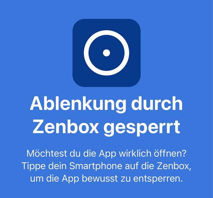 Zenbox setzt die Grenze